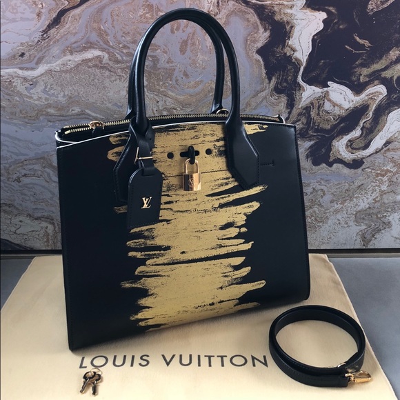 Louis Vuitton City Steamer Golden Light MM Tote - Picture 2 of 8